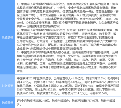 3月13日中国软件涨停分析 数字经济浪潮下，网络安全与信创概念如何驱动行情